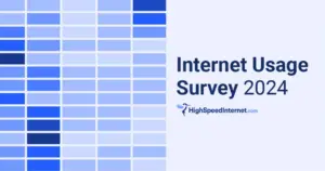 2024 internet usage survey graphic