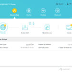 screenshot of web interface for the archer ax21