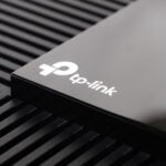 closeup of logo for tplink archer ax21