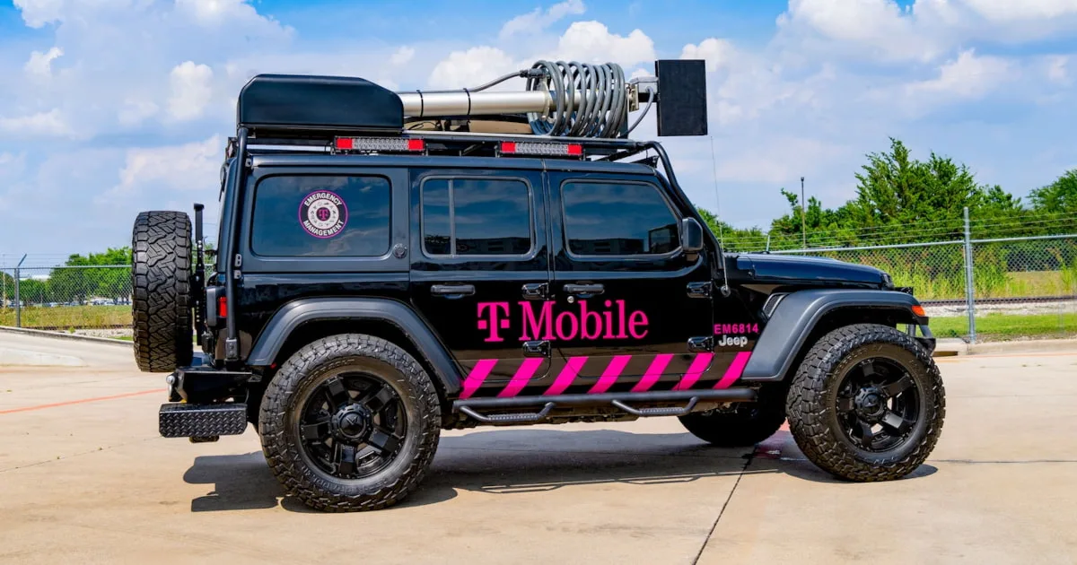 T-Mobile jeep