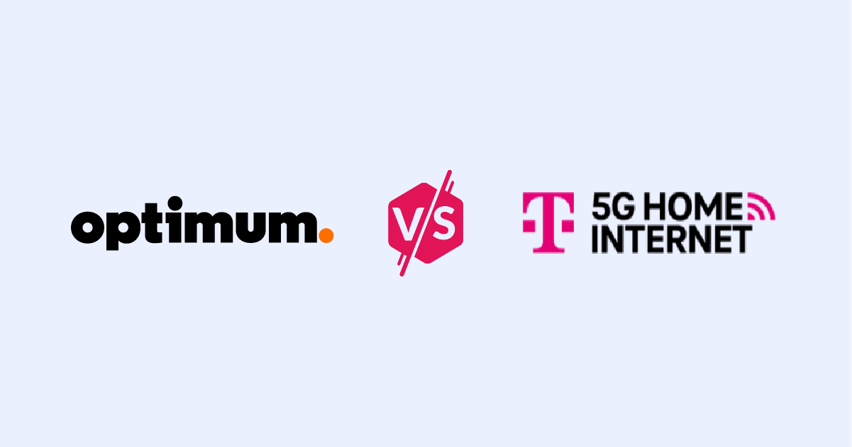 Optimum versus T-Mobile 5G Home Internet