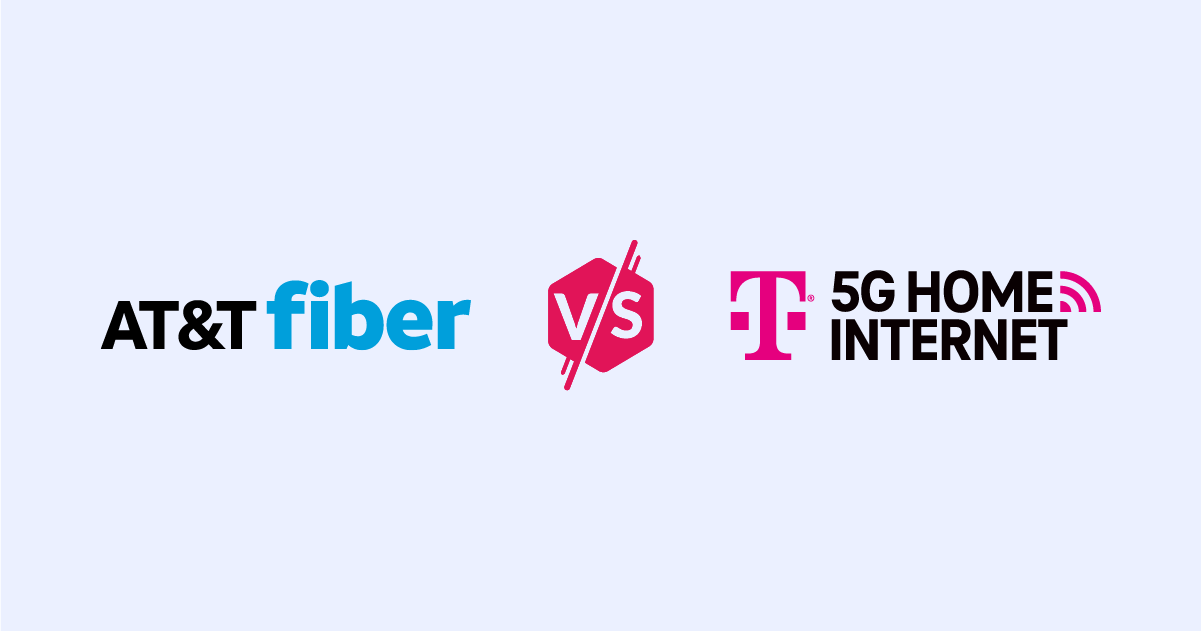 AT&T Fiber versus T-mobile 5G Home Internet