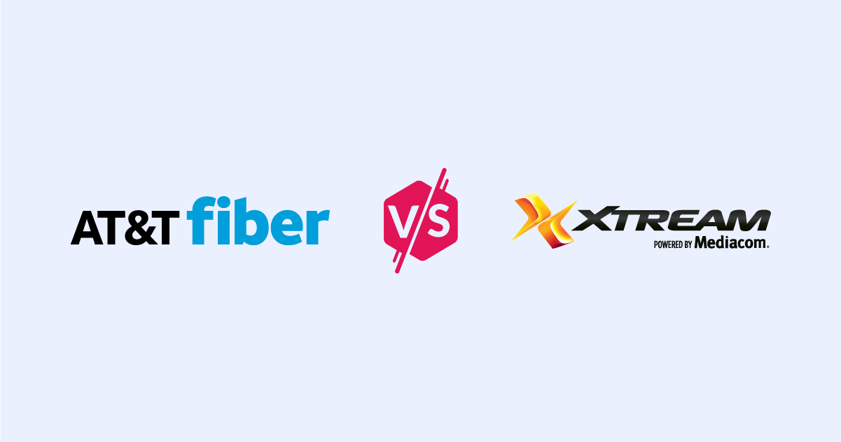 AT&T Fiber versus Xtream powered by Mediacom