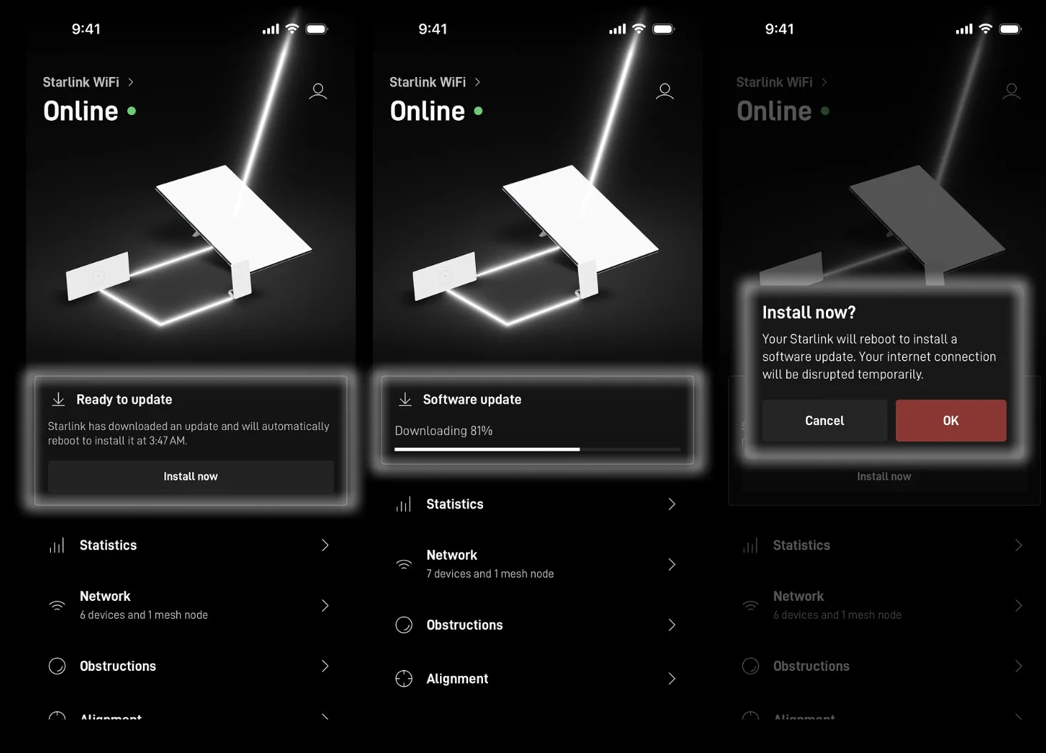 Starlink app instructions