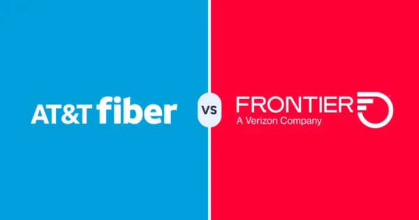 AT&T Fiber versus Frontier A Verizon Company