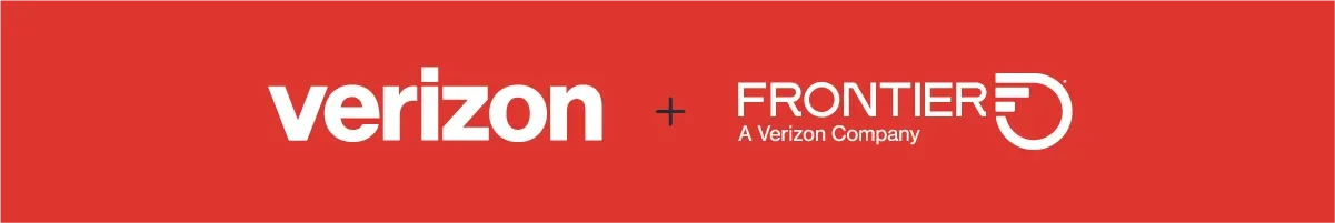Verizon and Frontier logos