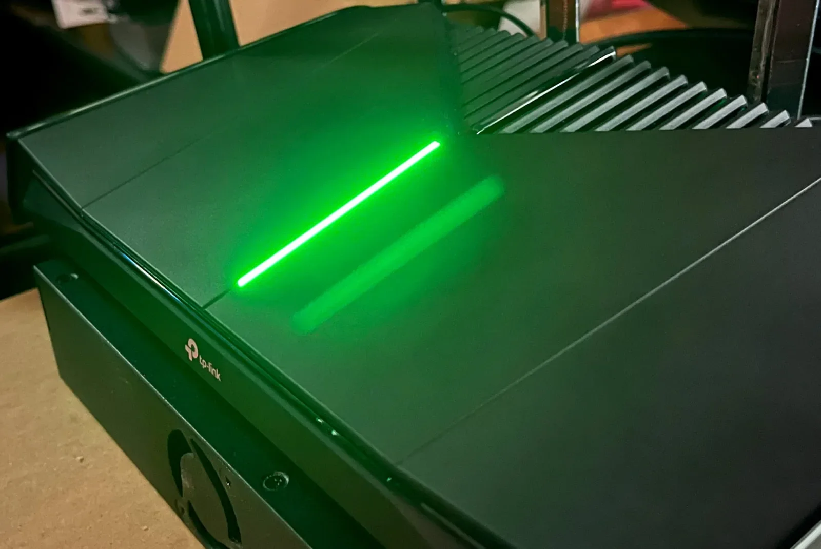 RGB strip on the TP-Link Archer GE400