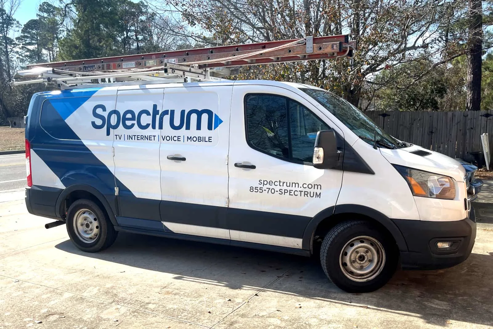 spectrum technician van