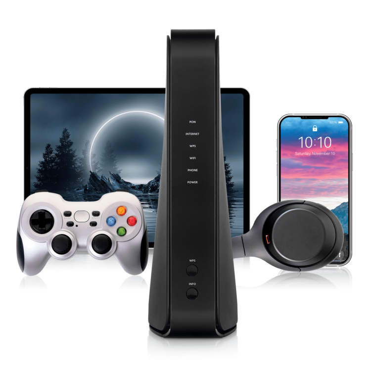 Optimum's latest WiFi 6E gateway for fiber internet customers. Courtesy of Optimum.