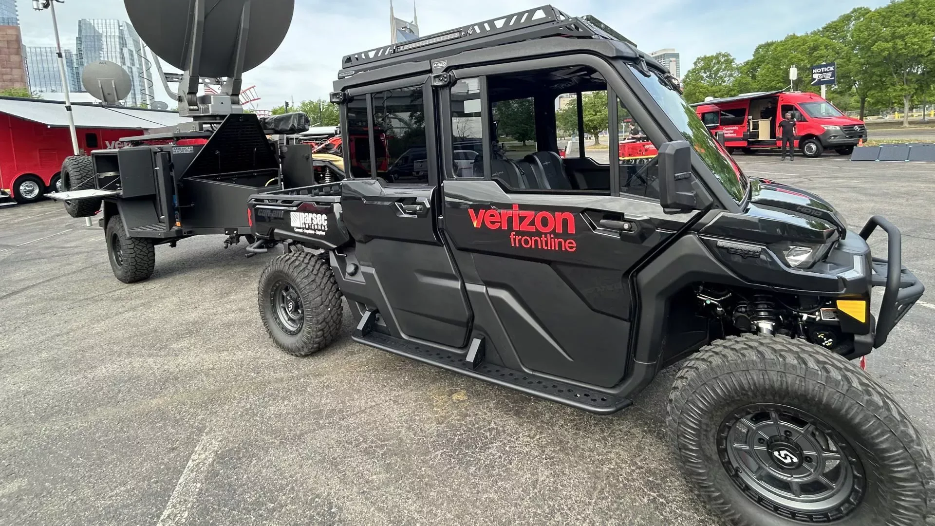 Photo of Verizon's Multi-orbit Off-road Trailer